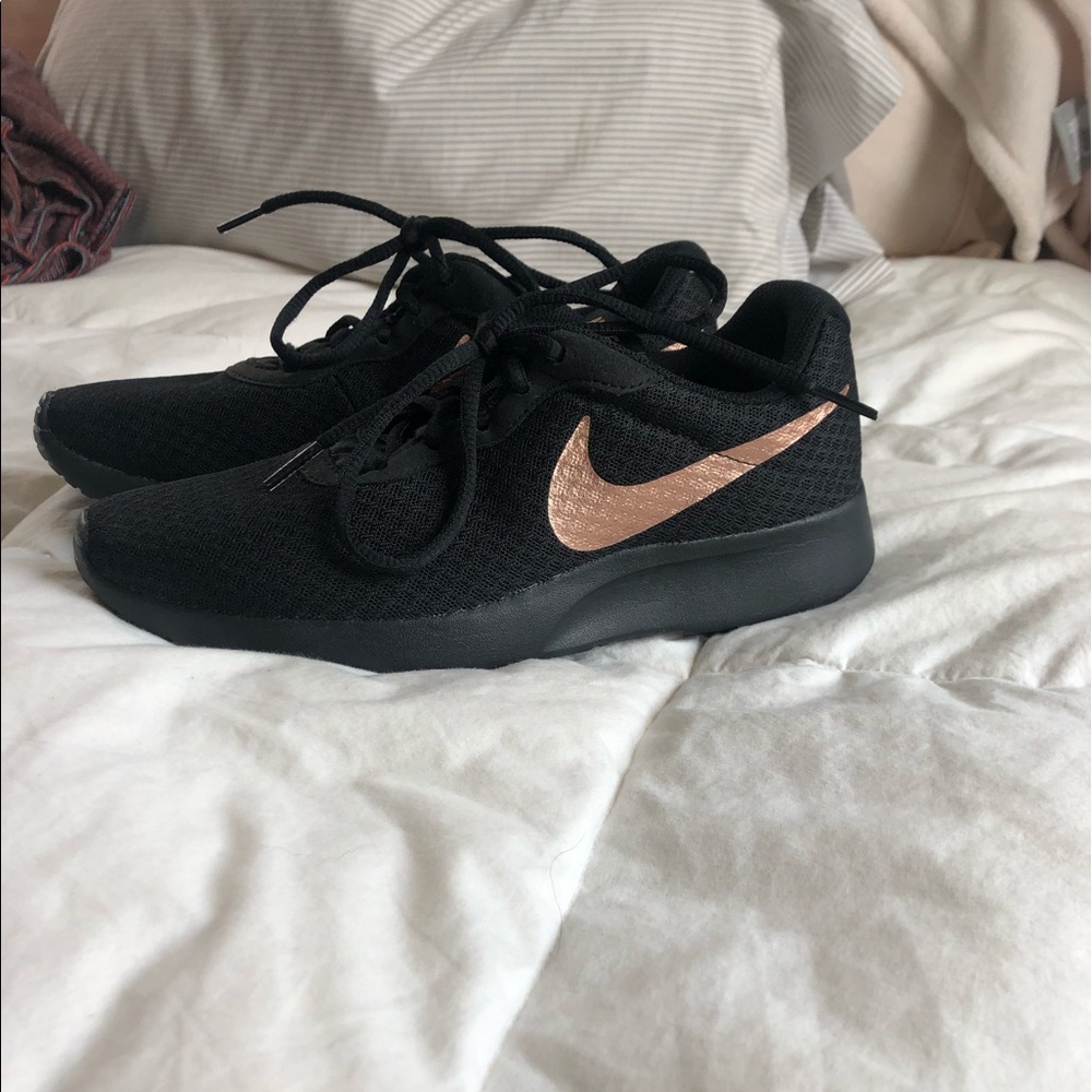 Black and rose gold Nike’s!